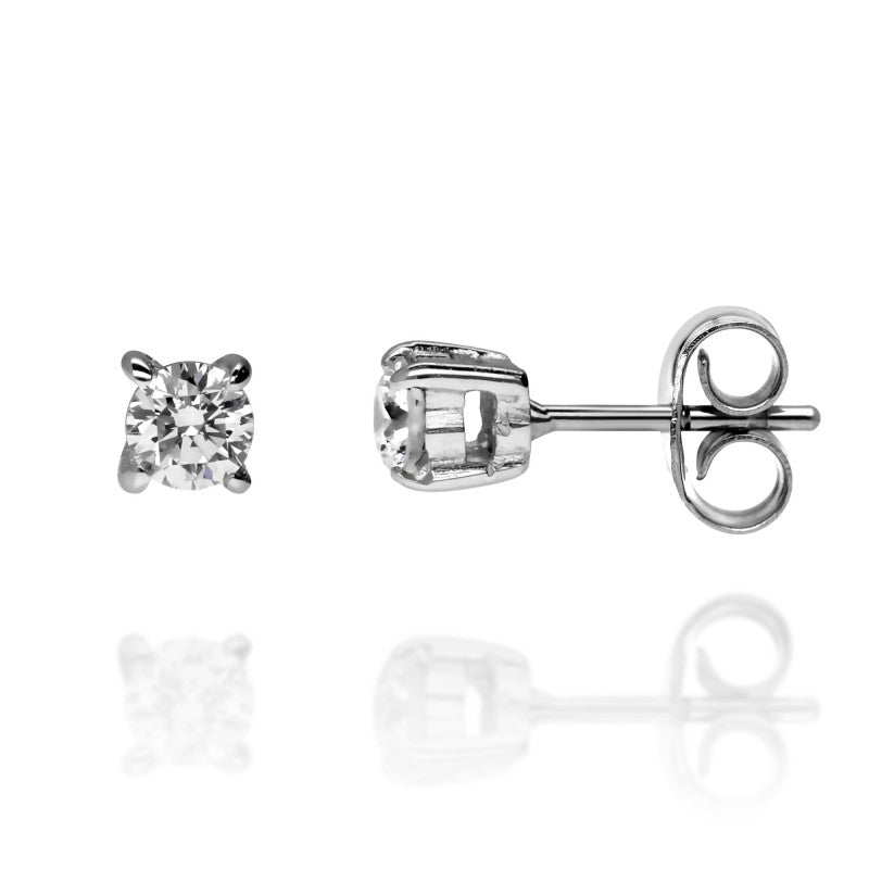 Pendientes de diseño en oro de 18 quilates con diamantes, Timpyk